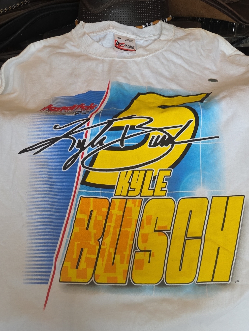 Kyle Busch Vintage T Shirt..RIP...